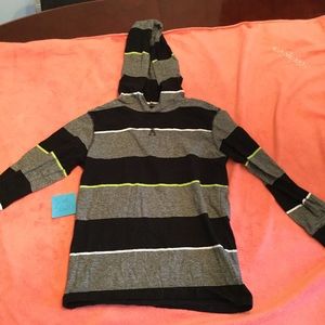 WRANGLER Striped hooded longsleeved T-shirt